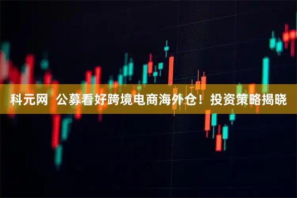 科元网  公募看好跨境电商海外仓！投资策略揭晓